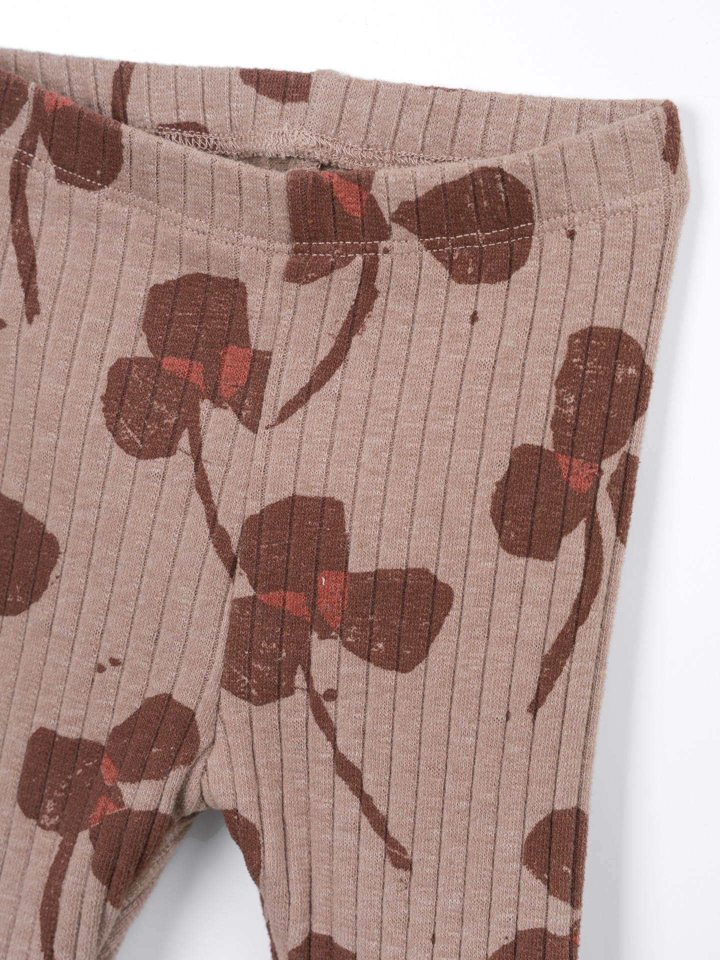 Leggings imprimés en coton et polyester recyclé