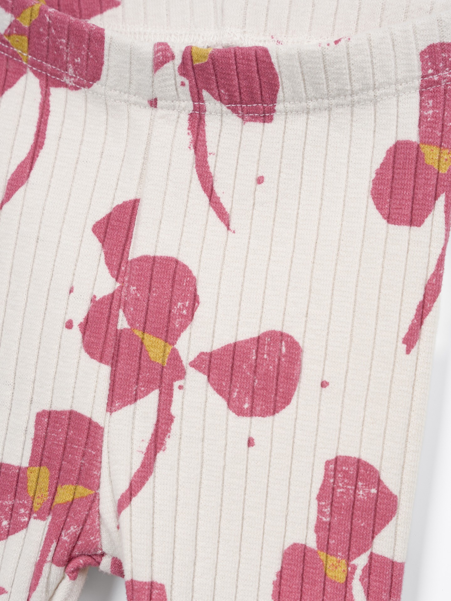 Leggings imprimés en coton et polyester recyclé