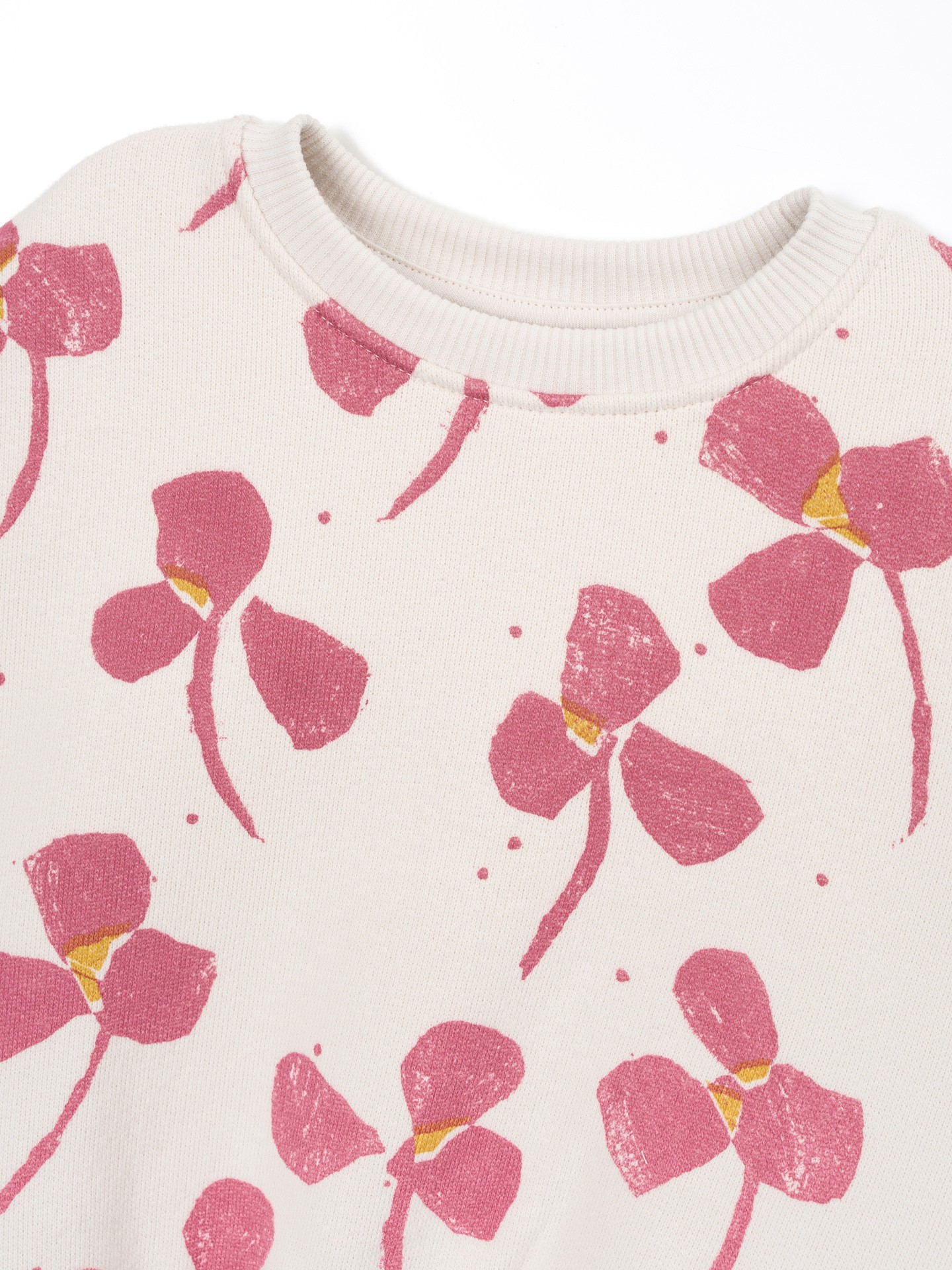 Pull à imprimé floral