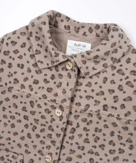 Camisa de sarga estampada