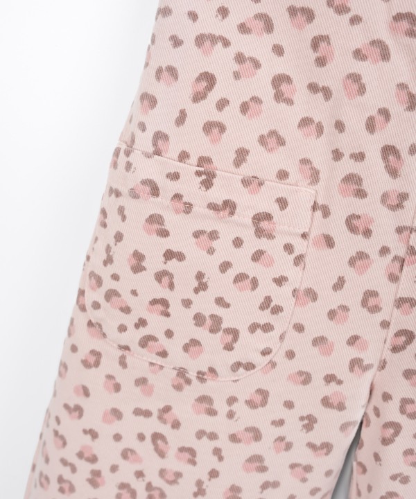 Printed twill jumpsuit