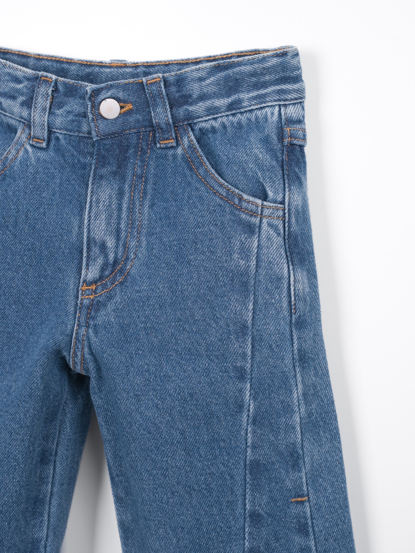 Pantalon en denim à taille ajustable