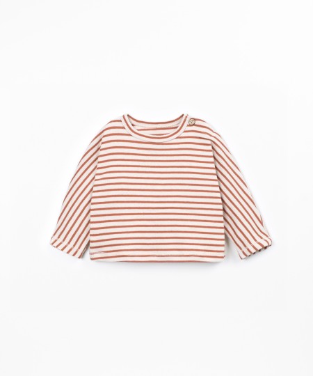T-shirt in maglia di cotone biologico