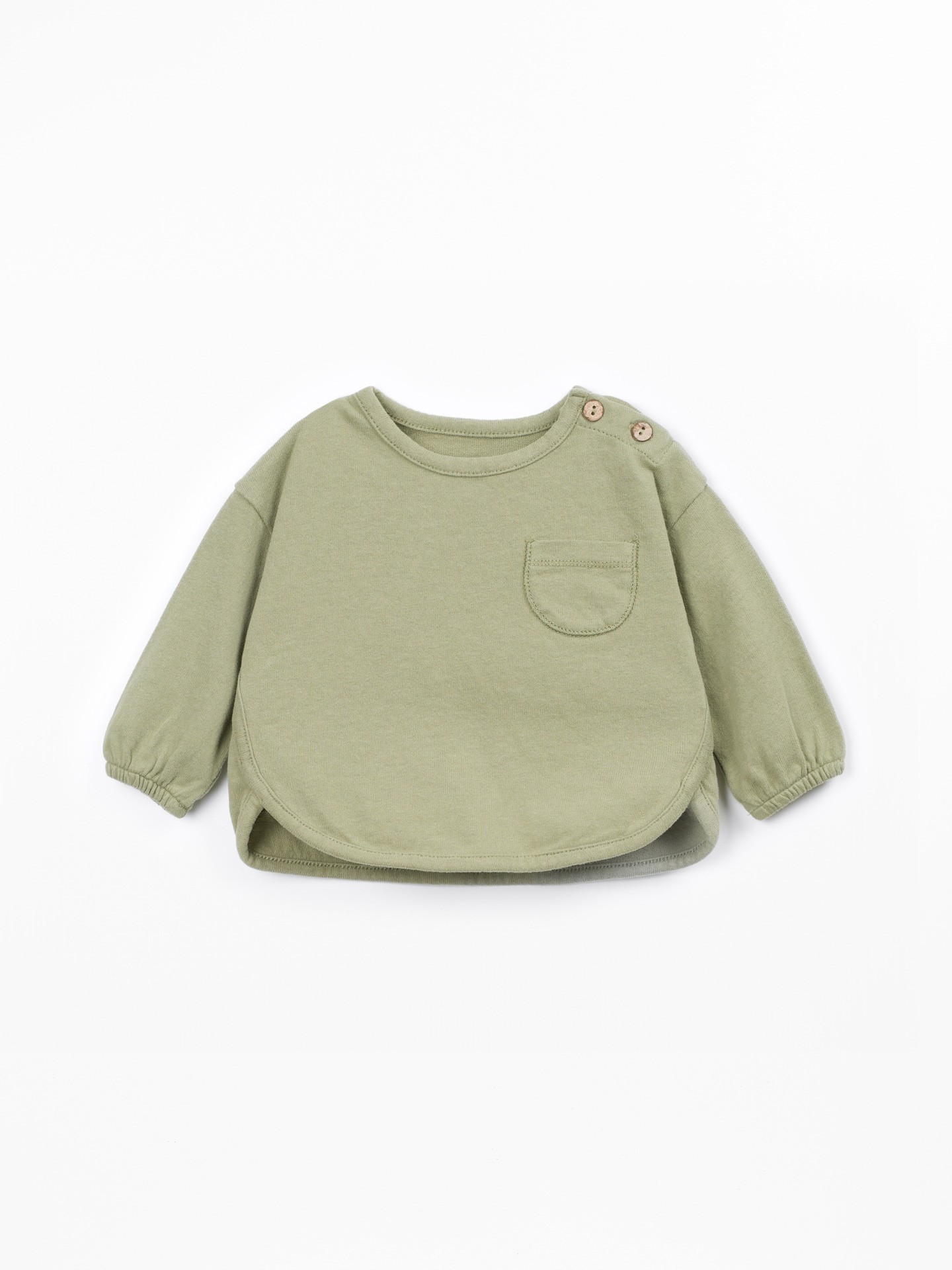 T-shirt en maille avec fibres recyclées