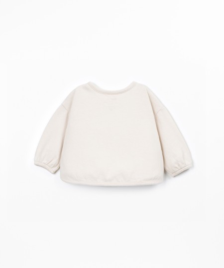 T-shirt en maille avec fibres recyclées