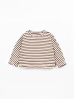 T-shirt em malha de algod�o org�nico