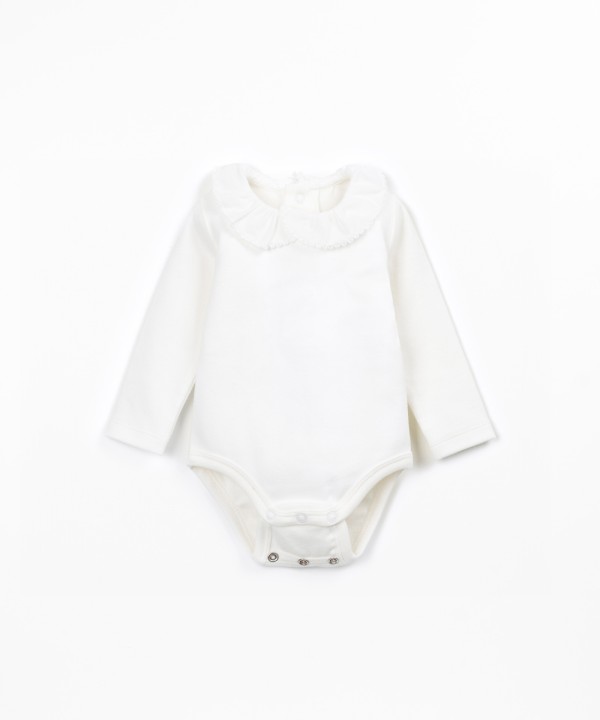 Jersey body with a mixture of cotton and recycled cotton