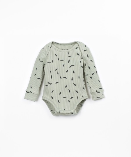 Body avec imprimé de petites feuilles