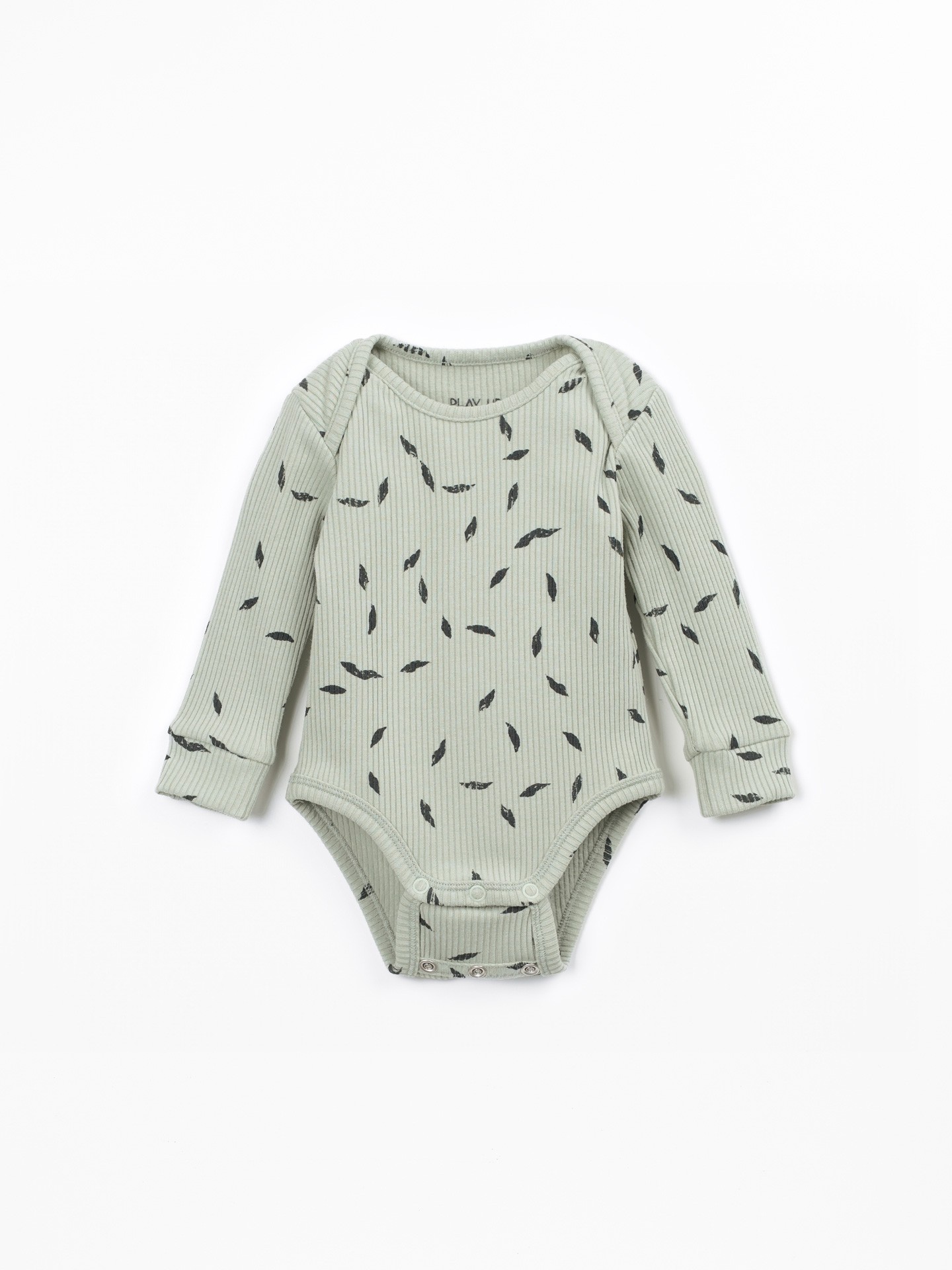 Body with little leaves print