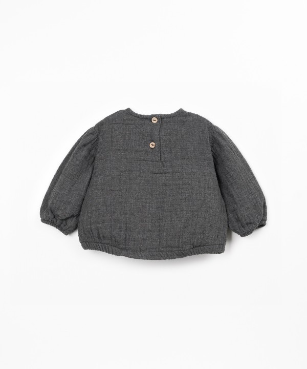Cotton fabric blouse