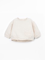 Blouse in cotton fabric