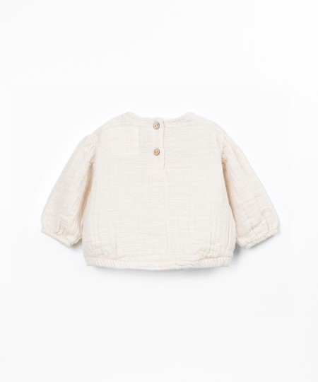 Blouse in cotton fabric