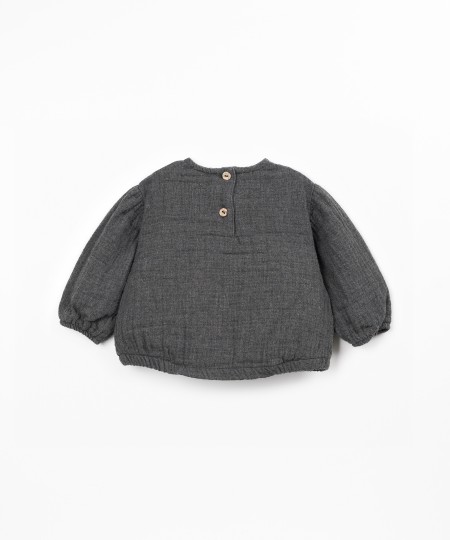 Blouse en tissu de coton