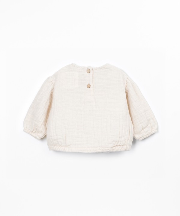 Blouse in cotton fabric