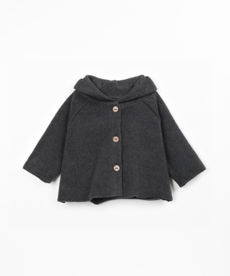 Veste en polaire avec capuche