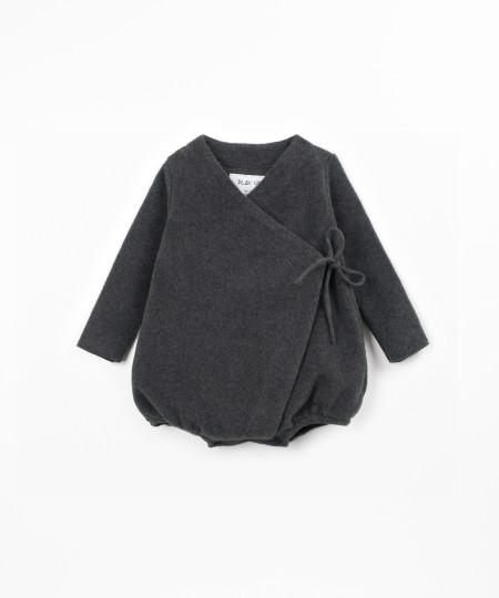 Polar knit jumpsuit in organic cotton