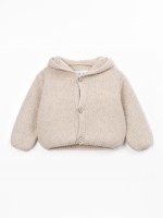Chaqueta de punto con apertura frontal