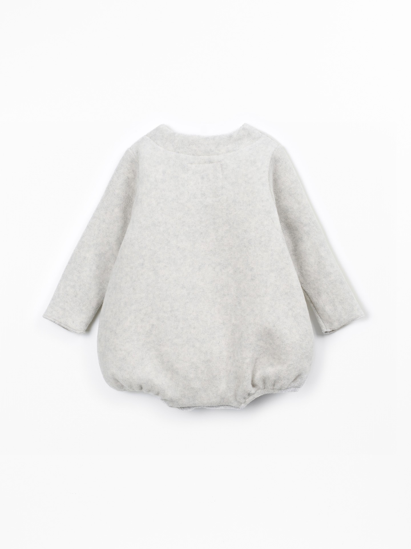 Polar knit jumpsuit in organic cotton