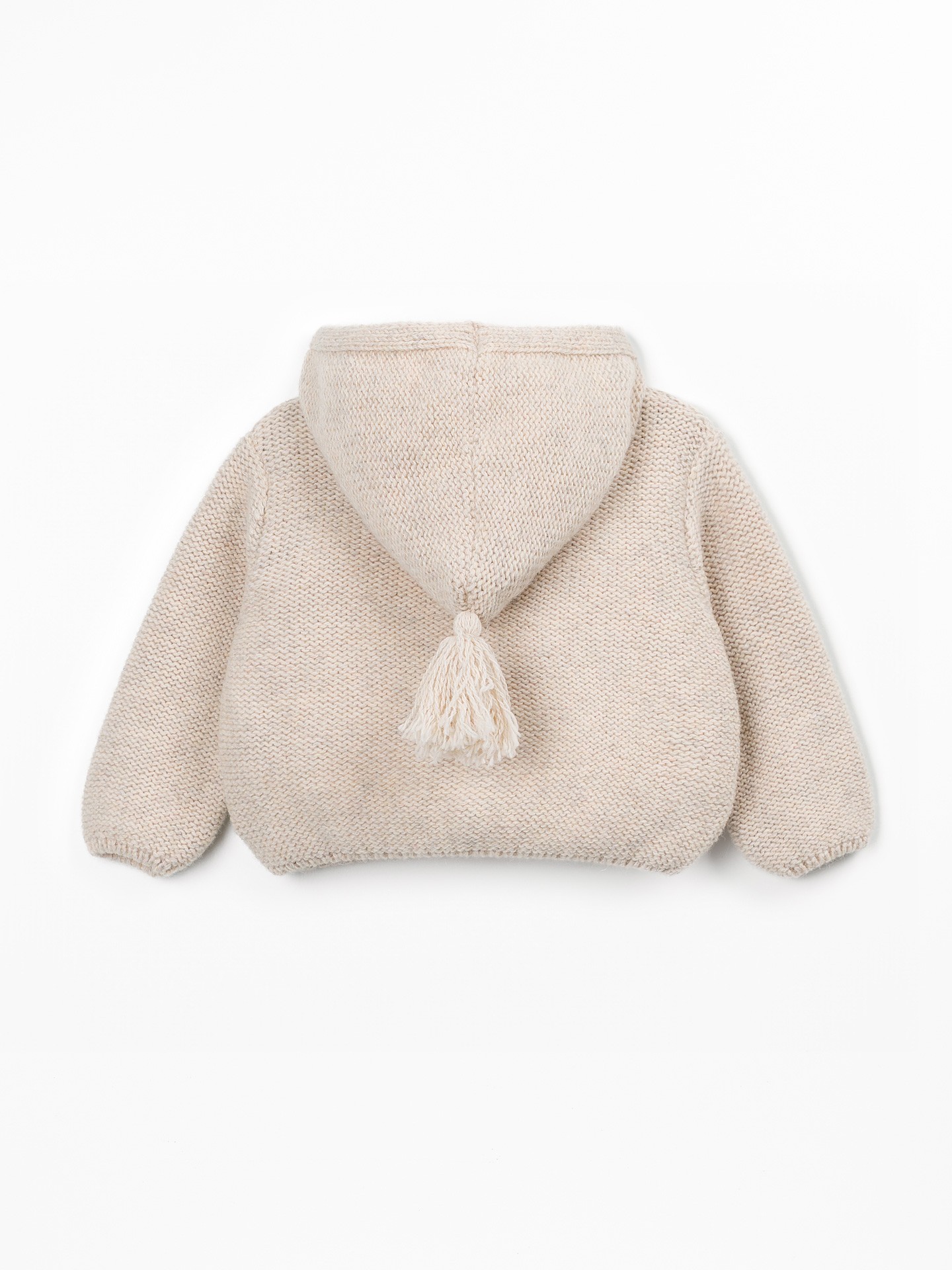 Veste en tricot avec ouverture frontale