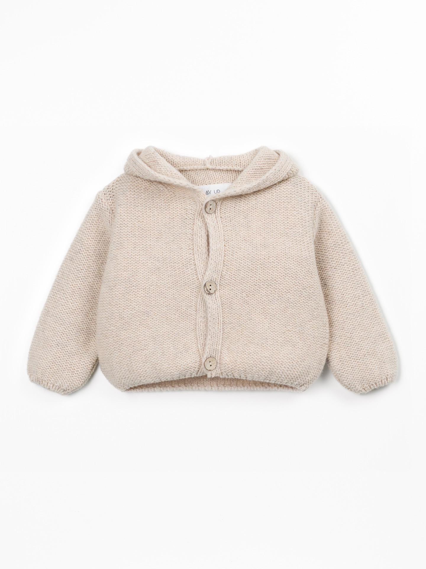 Veste en tricot avec ouverture frontale