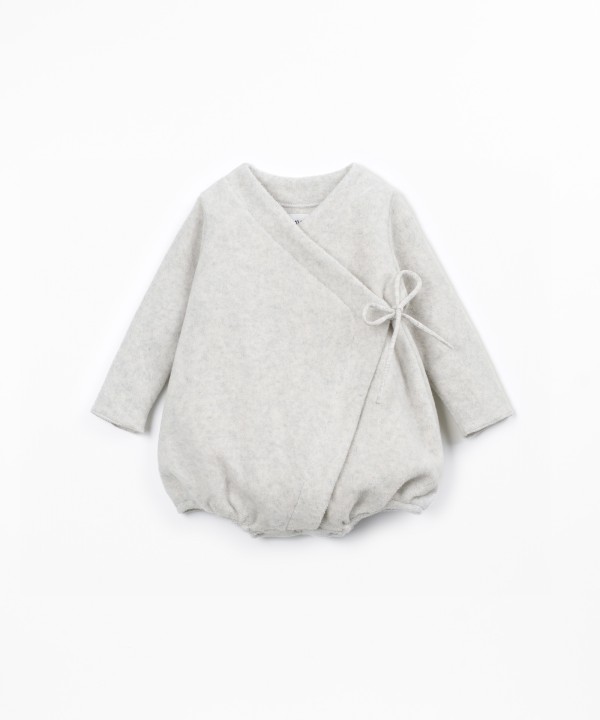 Polar knit jumpsuit in organic cotton