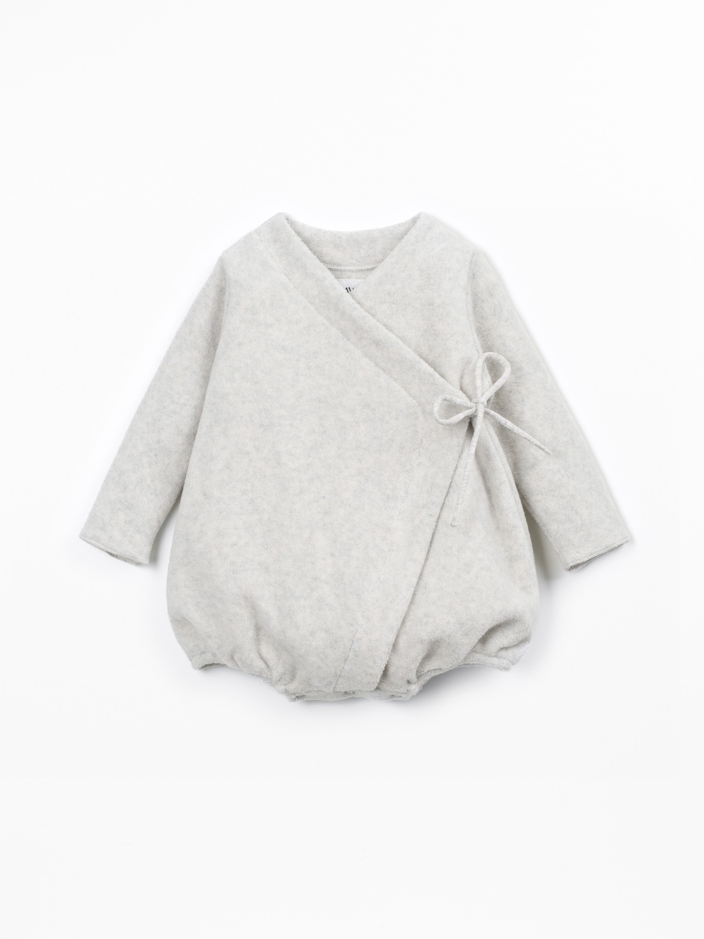 Polar knit jumpsuit in organic cotton