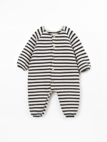 Knit jumpsuit with a mixture of natural and recycled fibers Knit jumpsuit with a mixture of natural and recycled fibers