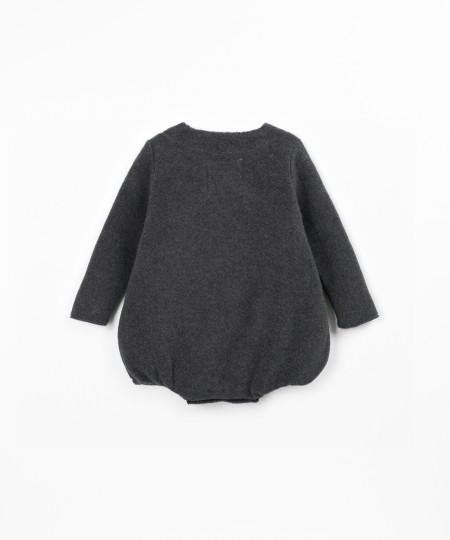 Polar knit jumpsuit in organic cotton