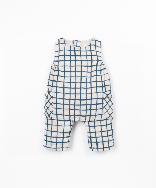 Cotton fabric jumpsuit