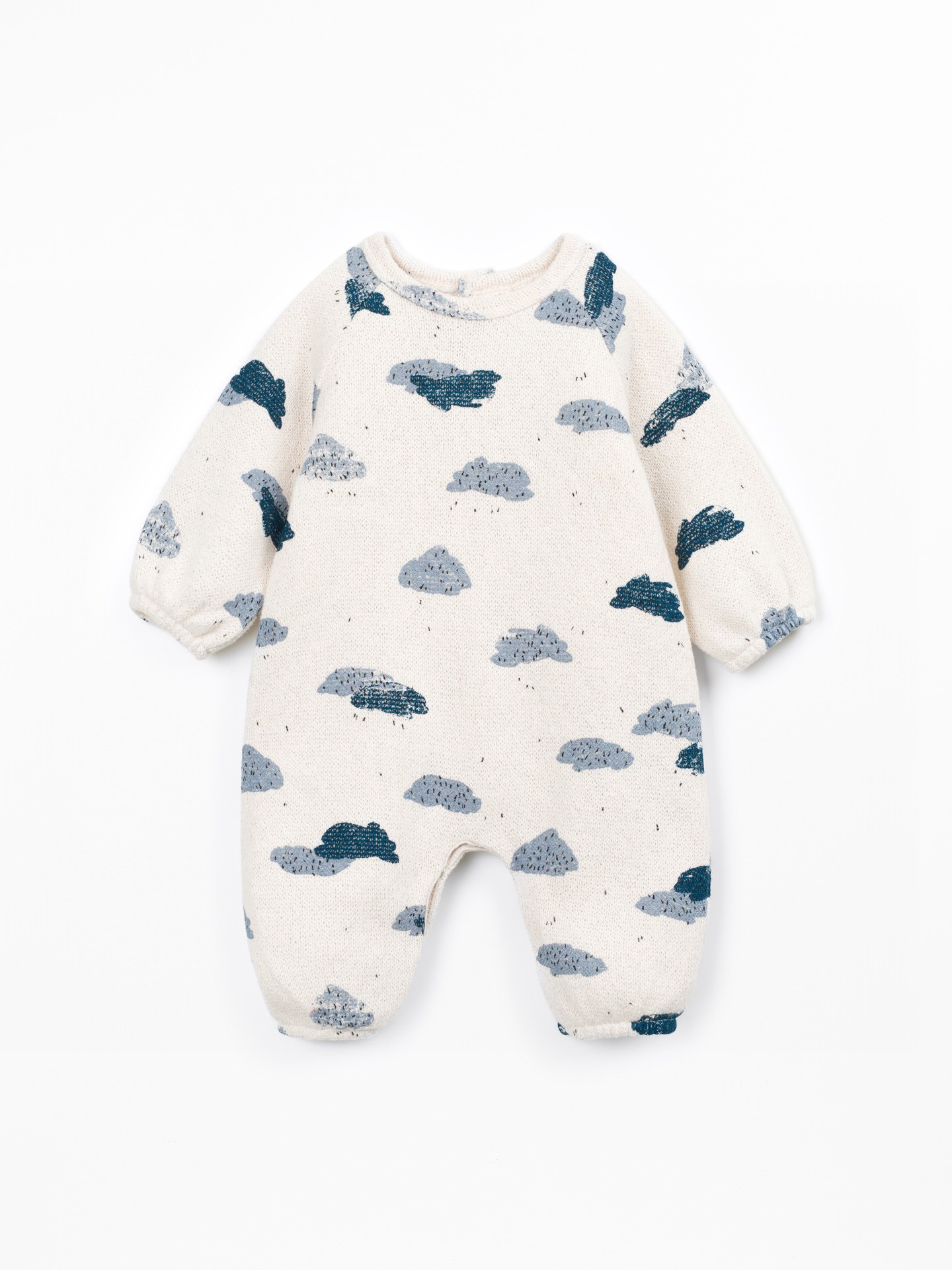 Jersey jumpsuit with brushed interior