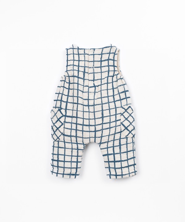 Cotton fabric jumpsuit