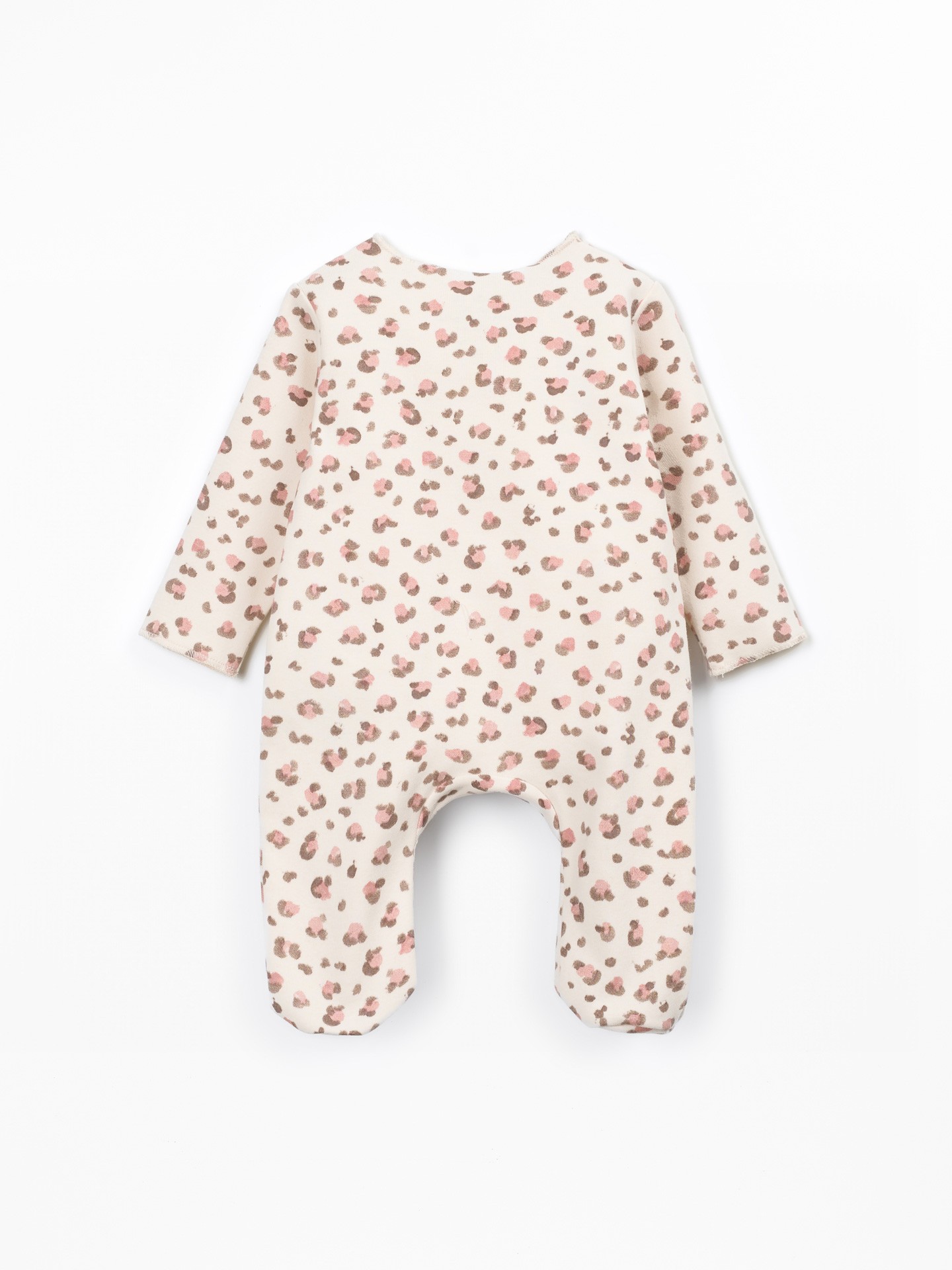 Jersey jumpsuit with natural fibers