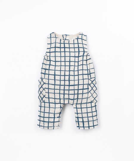 Cotton fabric jumpsuit