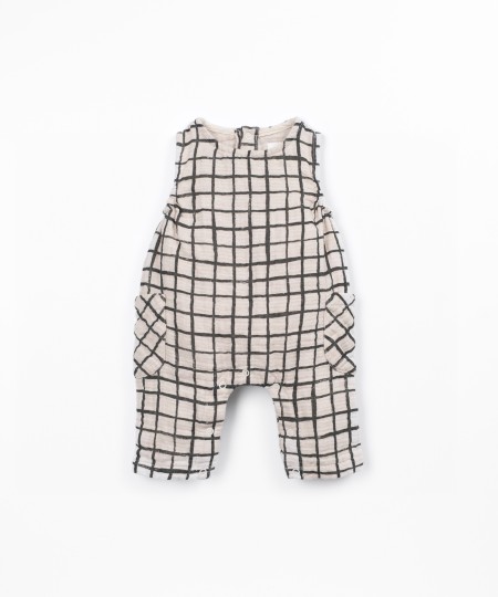 Cotton fabric jumpsuit