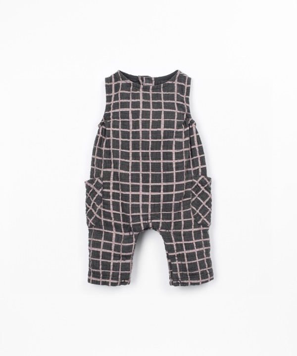 Cotton fabric jumpsuit