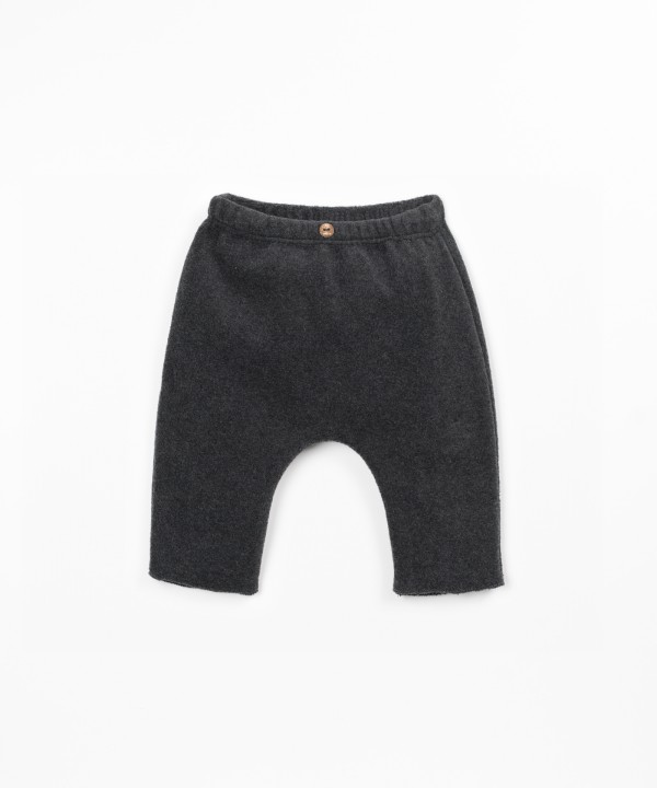 Polar fleece pants in organic cotton