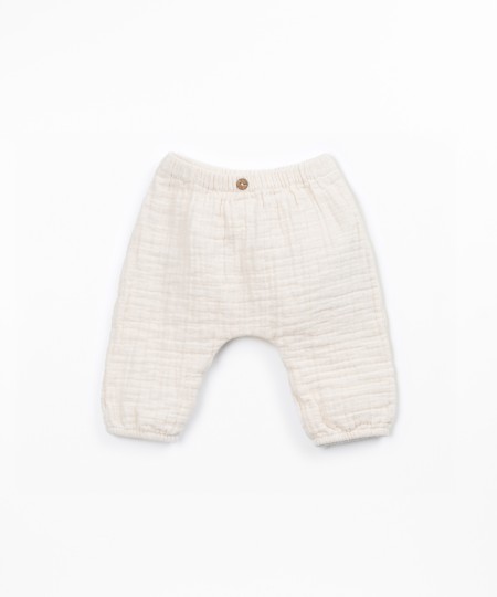 Cotton fabric trousers
