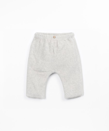 Polar fleece pants in organic cotton