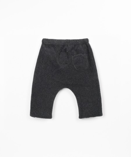 Pantaloni in pile polare in cotone biologico