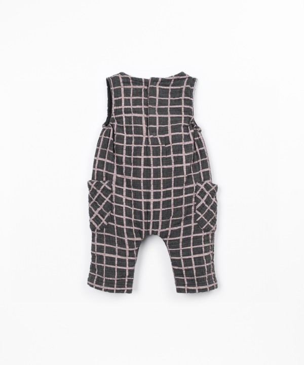 Cotton fabric jumpsuit