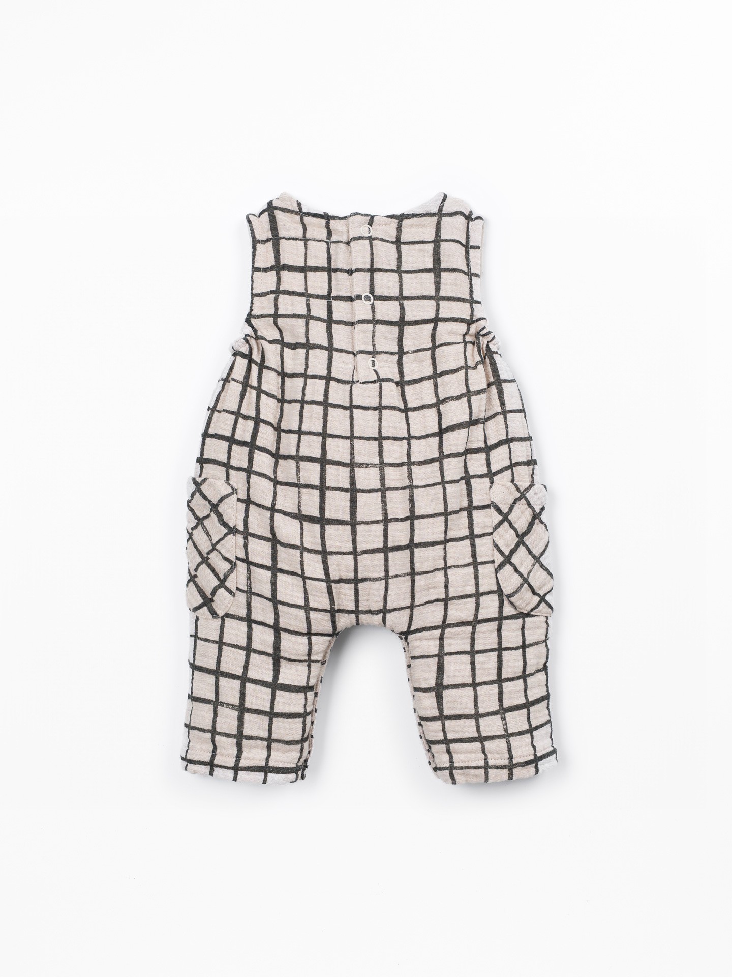 Cotton fabric jumpsuit