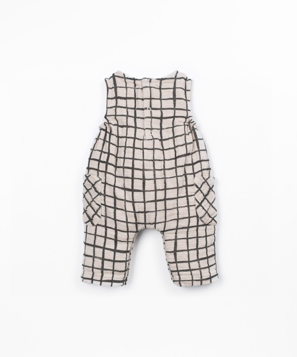 Cotton fabric jumpsuit