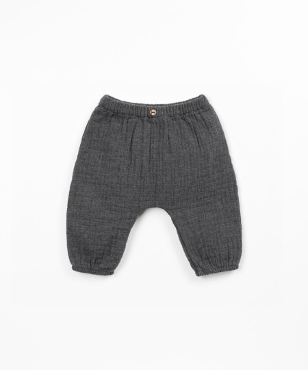 Cotton fabric trousers
