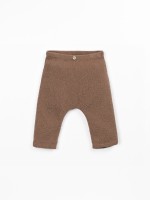 Jersey leggings with elastic waistband