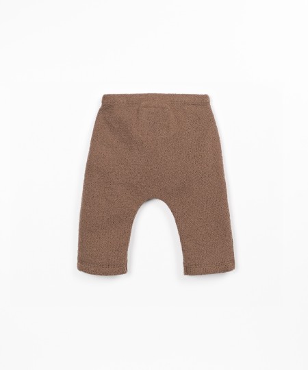 Jersey leggings with elastic waistband