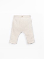 Jersey leggings with elastic waistband