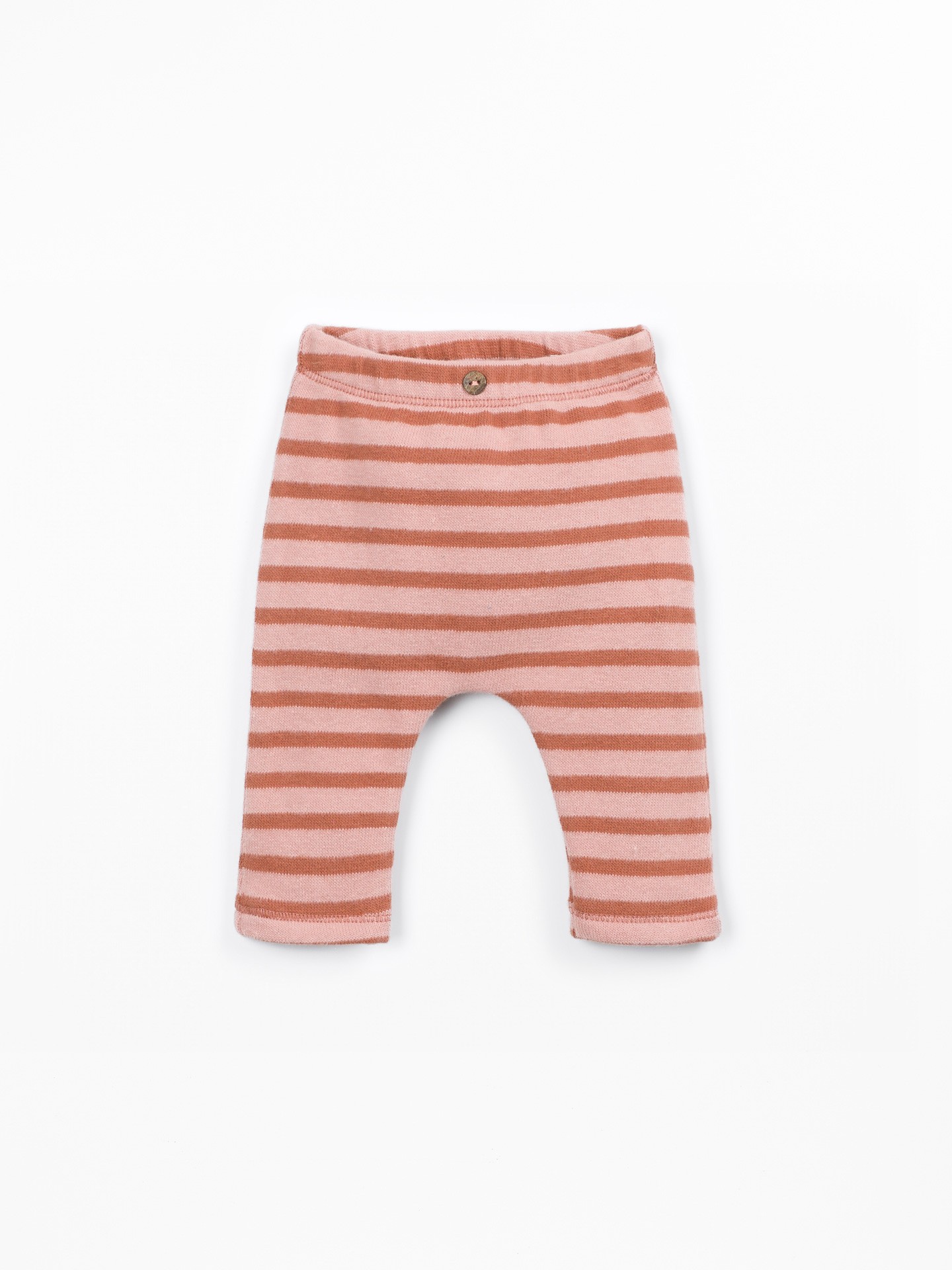Jersey leggings with elastic waistband