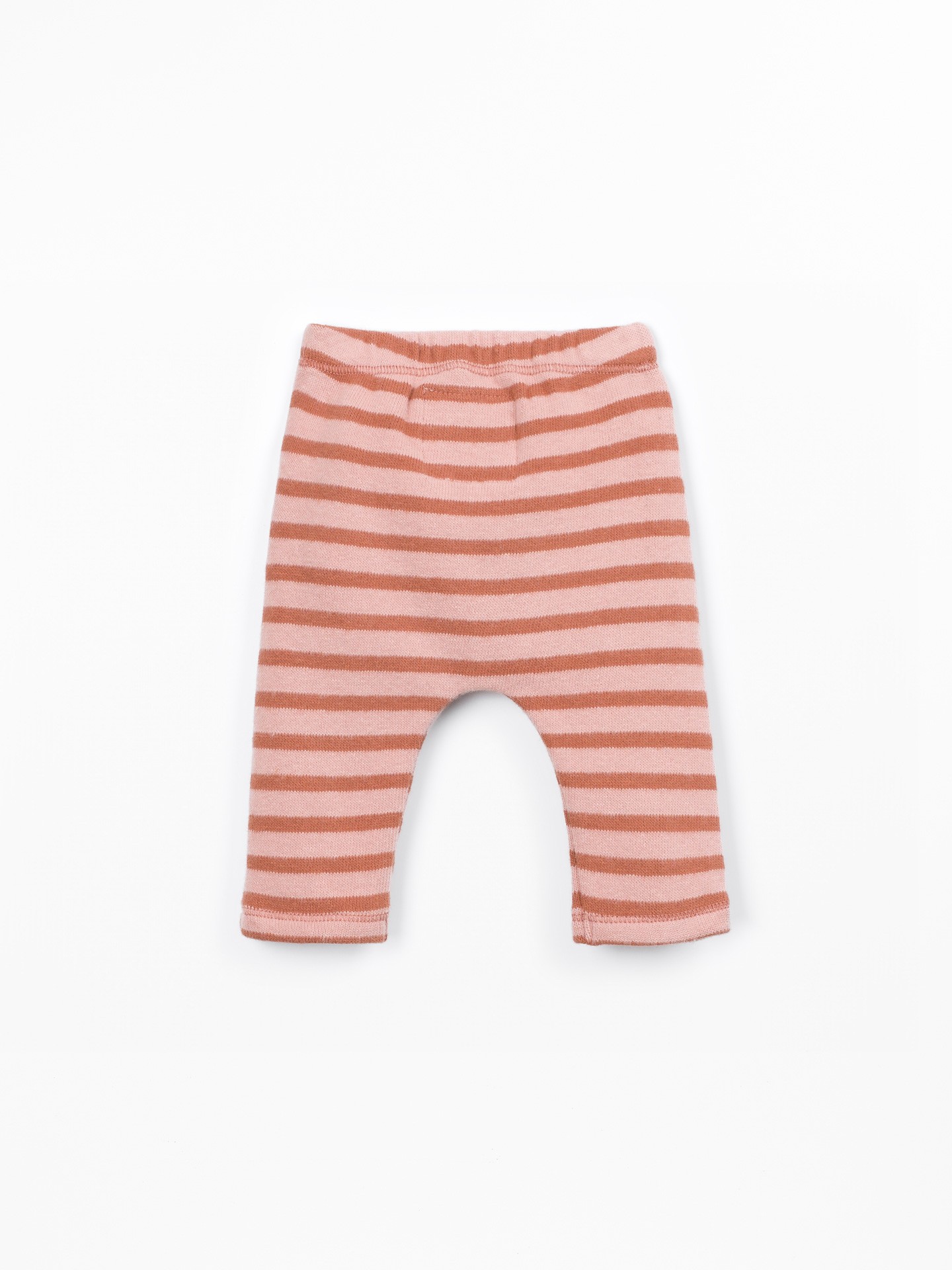 Jersey leggings with elastic waistband