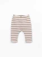 Knit leggings with elastic waistband Knit leggings with elastic waistband