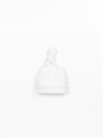 Bonnet en maille avec n?ud d�coratif